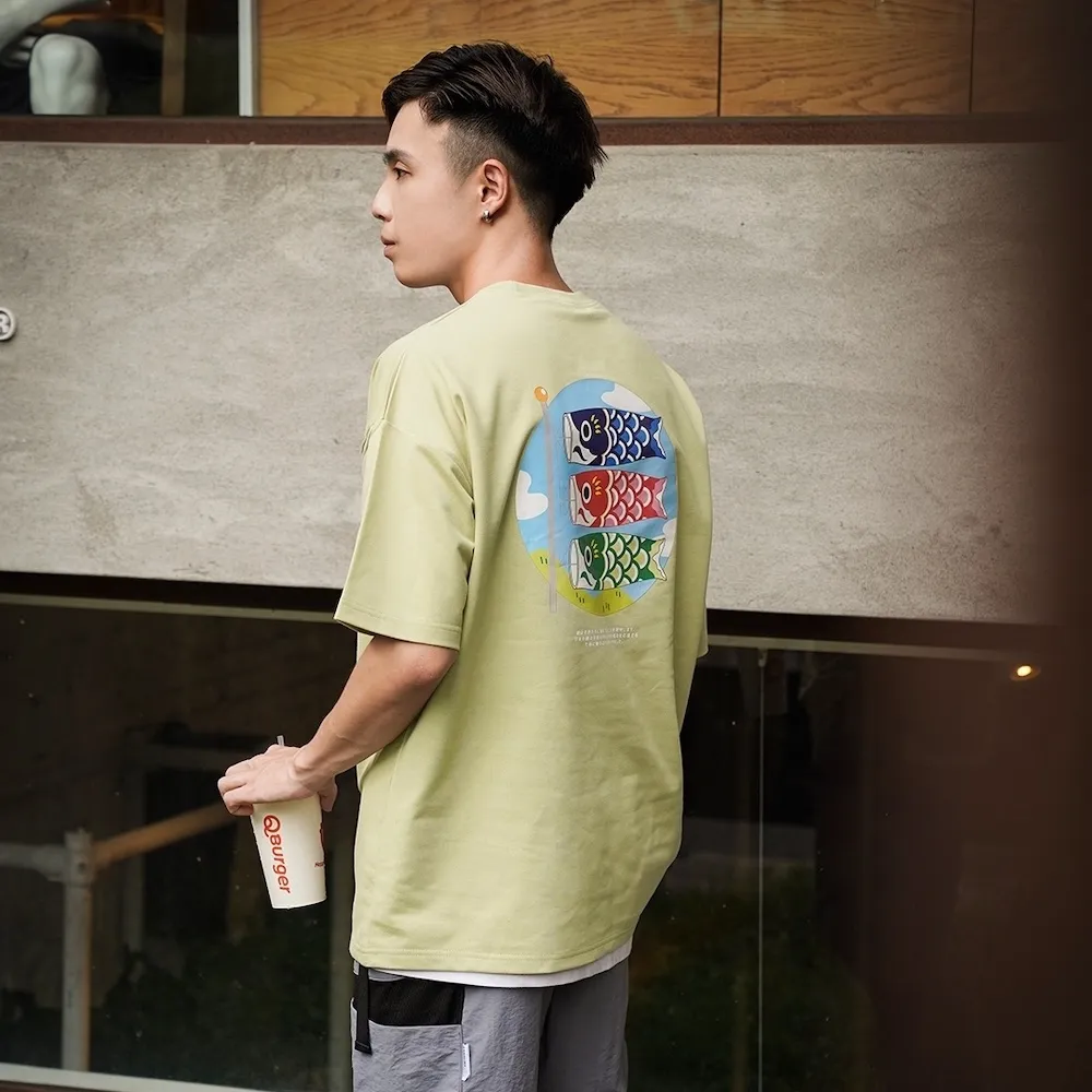 【AMERO】男裝 女裝 魚皮布寬版棉褲 鬆緊綁帶褲頭 情侶裝 歷史價格詳細信息