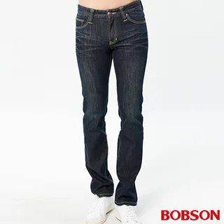 【BOBSON】女款[熱感IN]直筒牛仔褲(9081-52) 歷史價格詳細信息