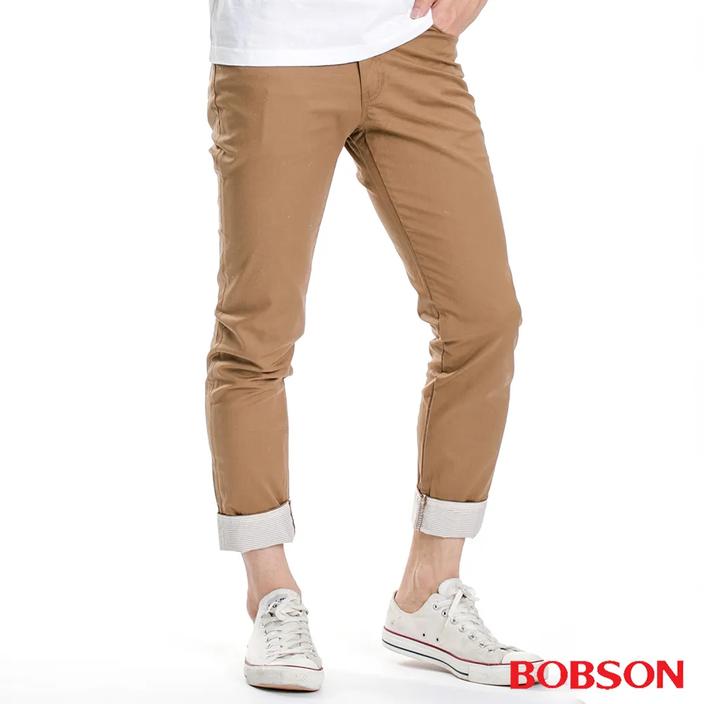 BOBSON 男款褲口反摺休閒短褲  (277-53) 歷史價格詳細信息