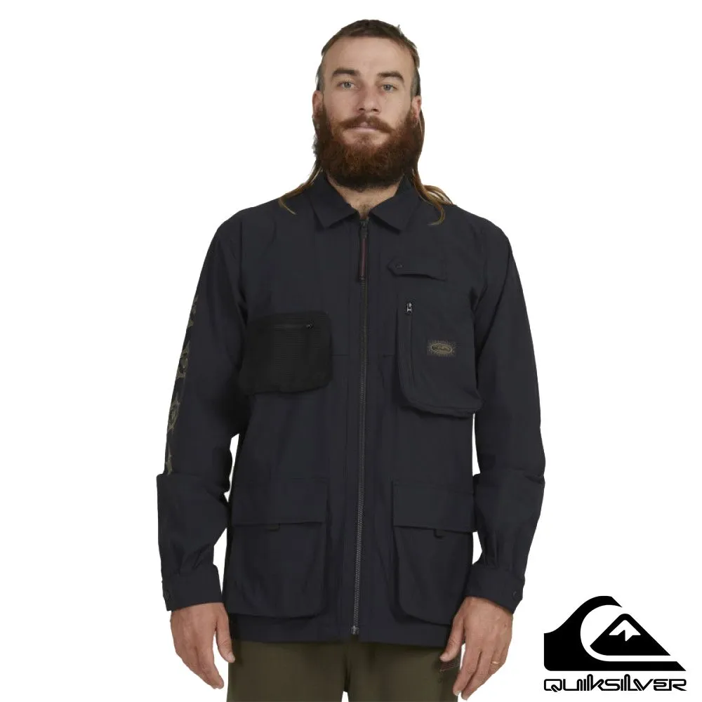 QUIKSILVER - UNDER SKY LS SHIRT 長袖襯衫 軍綠 男裝 歷史價格詳細信息