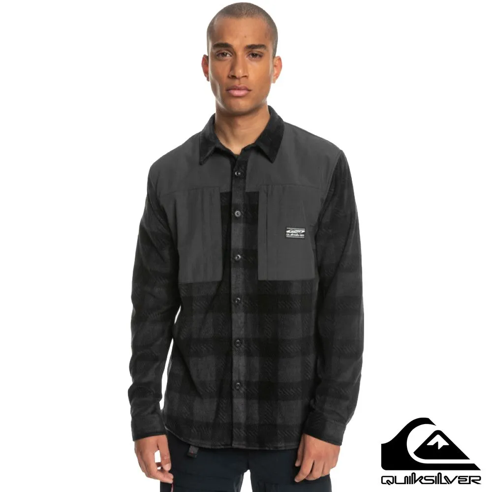 QUIKSILVER 格紋襯衫 紫色  roots timberland 可參考 歷史價格詳細信息