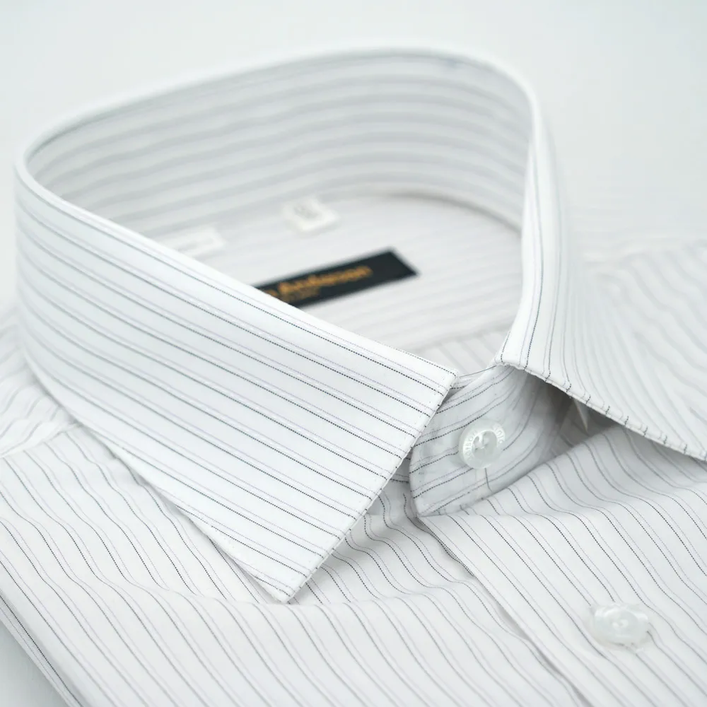 【金安德森】白底紅灰條紋窄版襯衫-長袖 歷史價格詳細信息