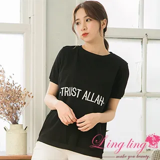 【lingling】圓領棉麻紗荷葉波浪鏤空袖口下擺五分袖洋裝PA4145(共三色) 歷史價格詳細信息