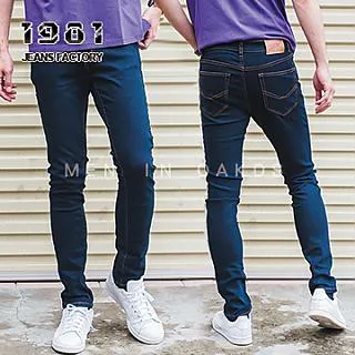 1981牛仔褲/修身顯瘦單寧藍牛仔褲/貓農洗色小直筒/彈力小直筒#32317 歷史價格詳細信息