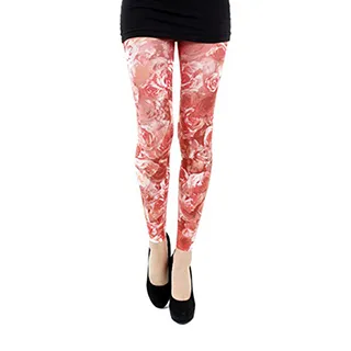 『摩達客』英國進口【Pretty Polly】抽象線紋印花彈性褲襪 歷史價格詳細信息