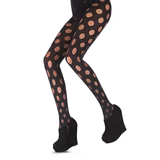 『摩達客』英國進口【Pretty Polly】抽象線紋印花彈性褲襪 歷史價格詳細信息