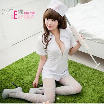 護士服 XL-XXL 中大尺碼 深V大裸背白色連身裙-愛衣朵拉C102 歷史價格詳細信息