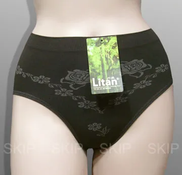 SKIP四季織精品**黑竹炭女中腰三角內褲** 歷史價格詳細信息