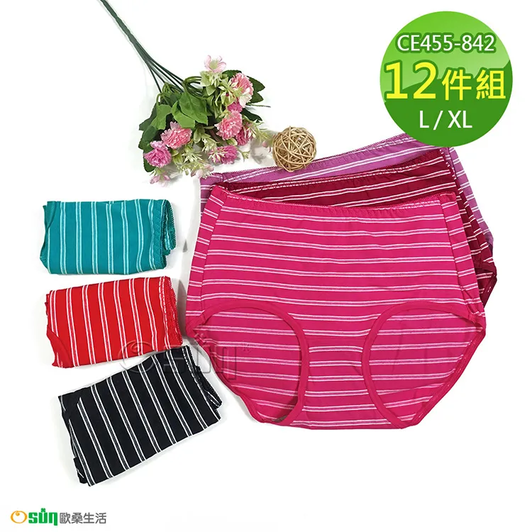 【Osun】抑菌豹紋斑馬紋石墨烯女內褲包臀棉質透氣貼身舒適(12件組，CE455-839) 歷史價格詳細信息