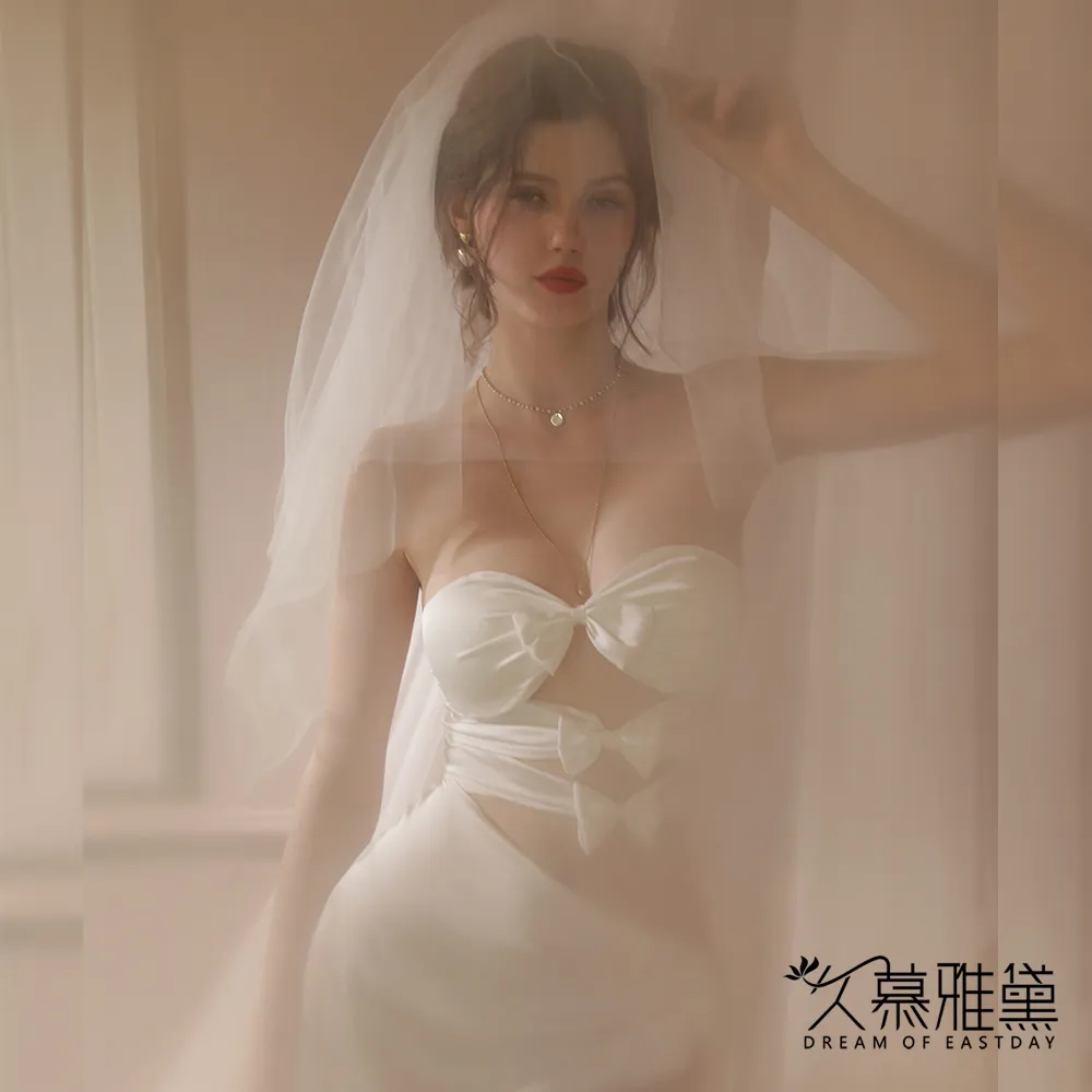 久慕雅黛 甜美誘惑浪漫蕾絲三件式睡衣組。粉紅色 歷史價格詳細信息