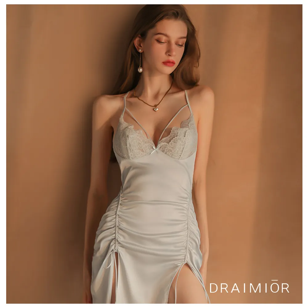 久慕雅黛 藍帶蕾絲花邊柔紗短裙 歷史價格詳細信息