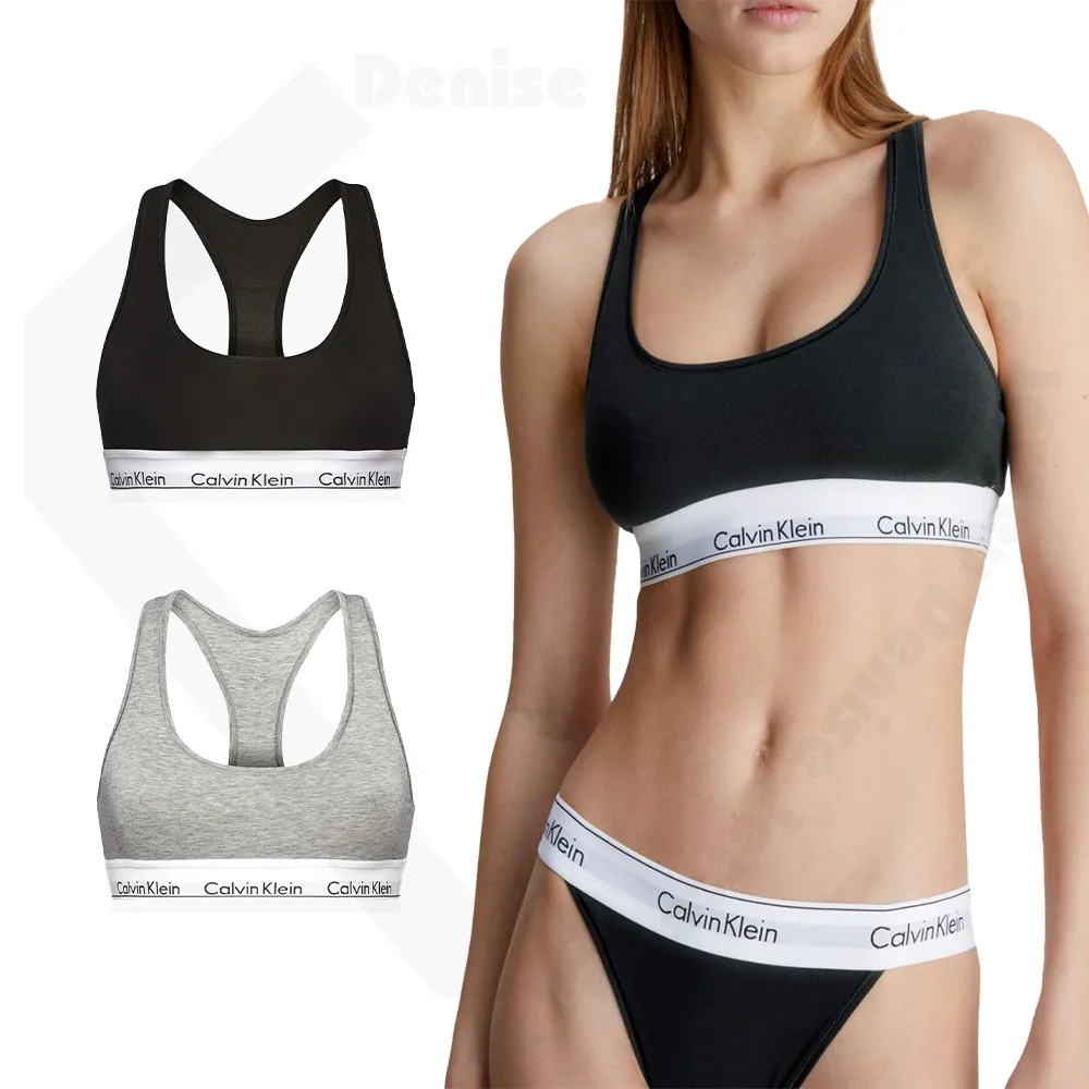 【Calvin Klein 凱文克萊】Modern Cotton Bralette女內衣 棉質寬版鬆緊帶無襯運動內衣/CK內衣(多色任選) 歷史價格詳細信息