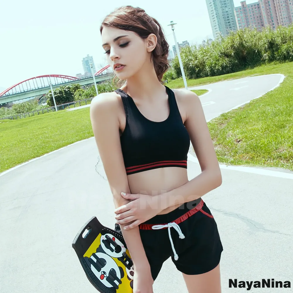 【Naya Nina】嫩黃點點雪紡二件式短版美背套裝短褲居家服睡衣 歷史價格詳細信息