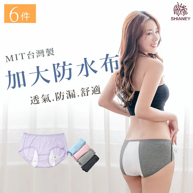 【席艾妮】 台灣製造素色女性生理內褲(六件組) 歷史價格詳細信息