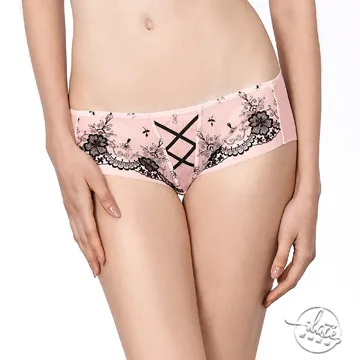 【Lady】花舞魅影系列 刺繡/性感/低腰平口褲(神秘紫) 歷史價格詳細信息