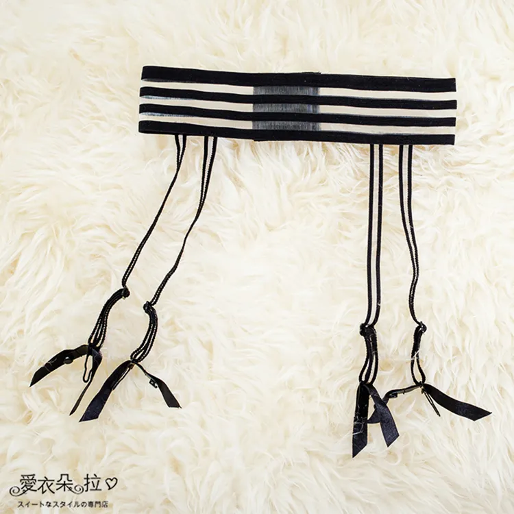 吊襪帶 幸福童話 花朵蕾絲吊帶襪扣帶(粉F) AngelHoney天使霓裳 歷史價格詳細信息