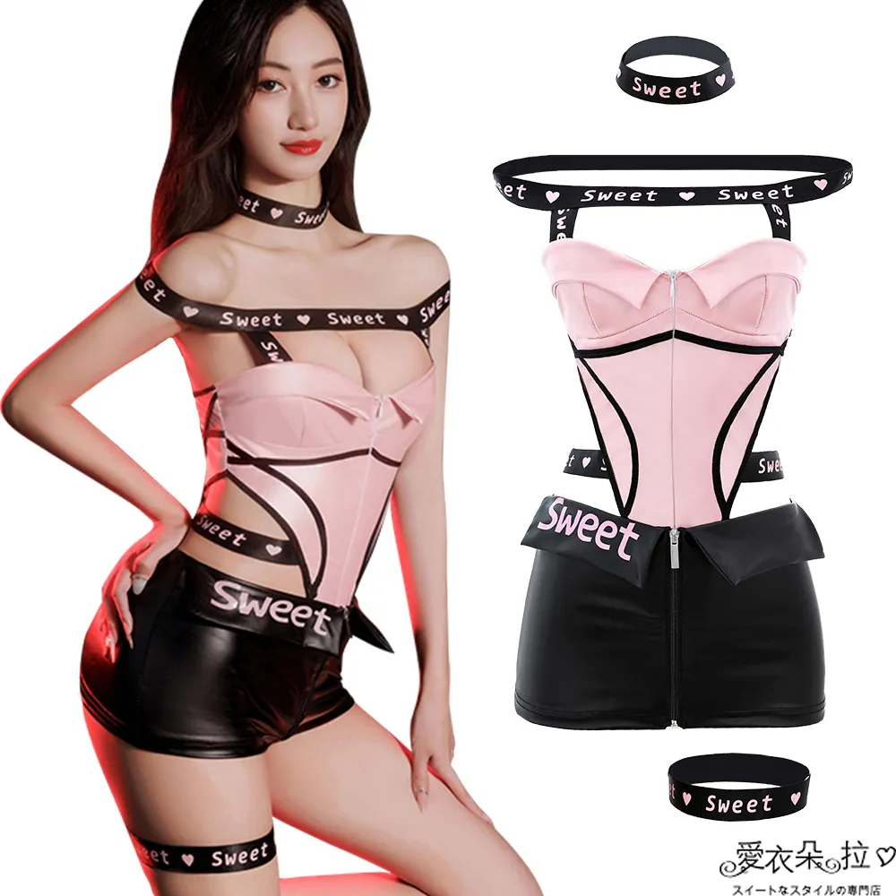 情趣角色服 賽車女郎 一字領皮質賽車服 角色扮演重機辣妹 歷史價格詳細信息