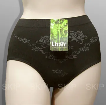 SKIP四季織精品**黑竹炭女中腰三角內褲** 歷史價格詳細信息