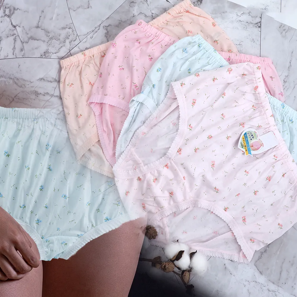 大尺碼媽媽型大板印花女內褲-48924-2件 歷史價格詳細信息