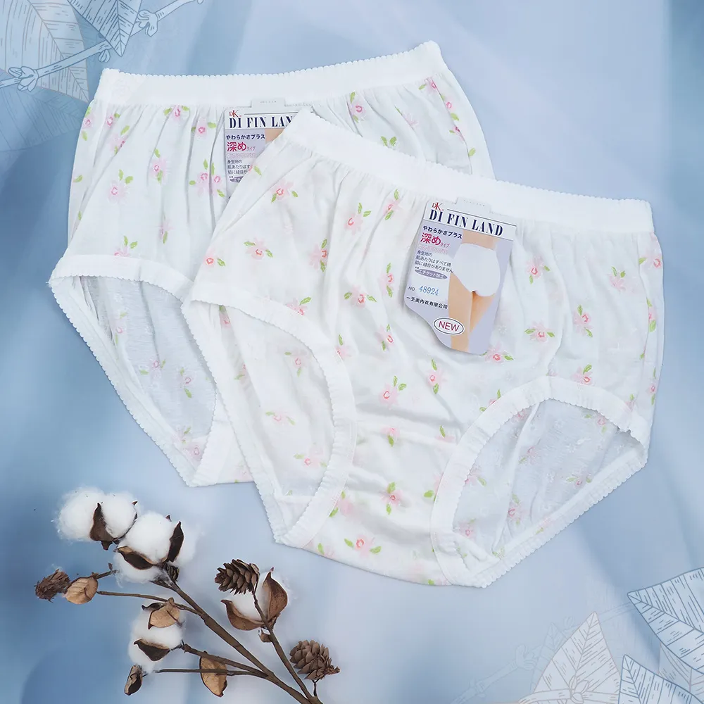 大尺碼媽媽型大板印花女內褲-48924-2件 歷史價格詳細信息