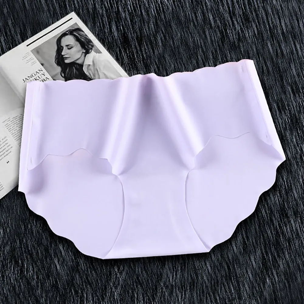 【STizi 史堤茲】(3入組)女士內褲 無痕冰絲內褲 舒適透氣 不夾臀裸感三角褲(豆沙粉) 歷史價格詳細信息