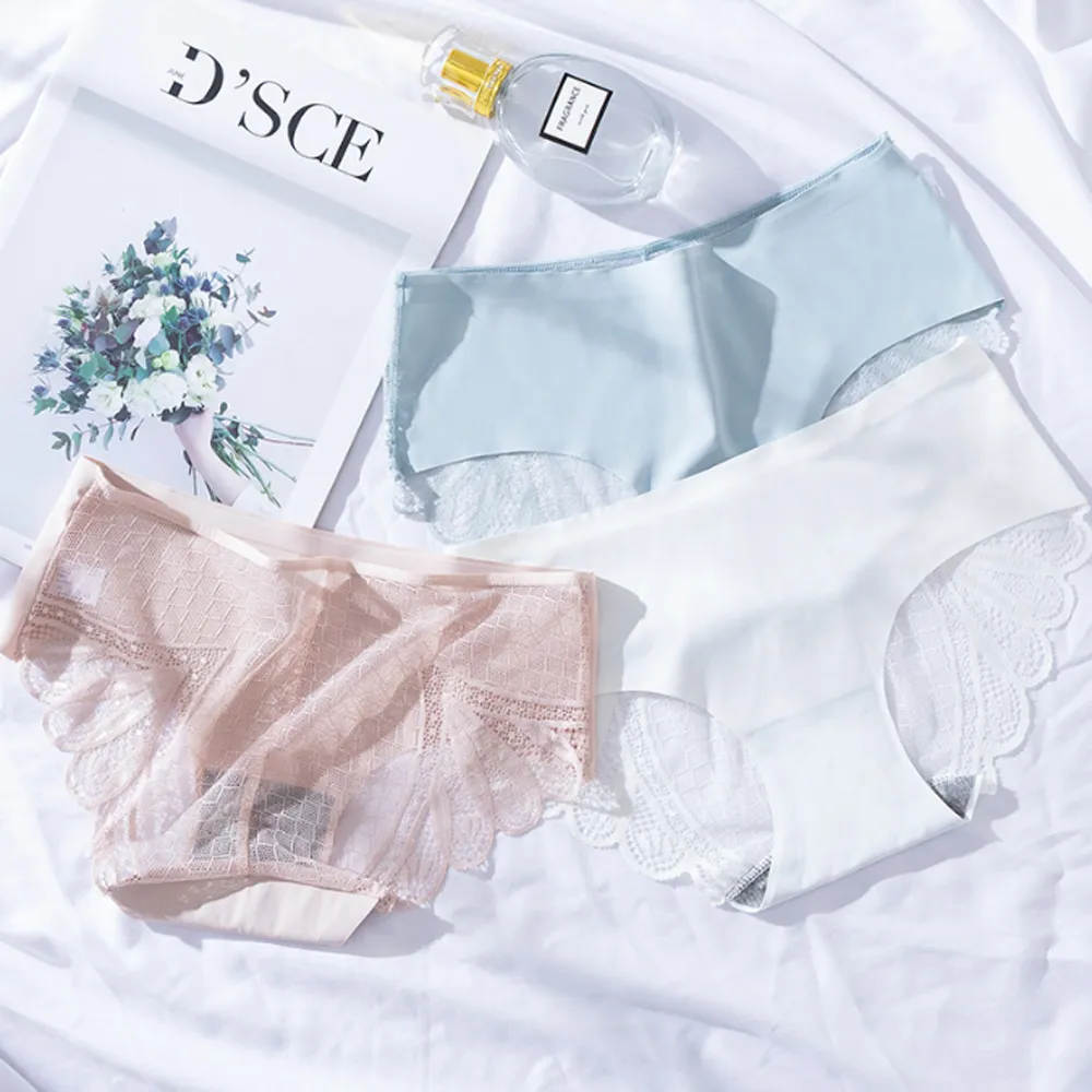 冰絲無痕白色內褲女士夏季薄款抑菌透氣真絲純棉低腰中腰高腰運動 歷史價格詳細信息