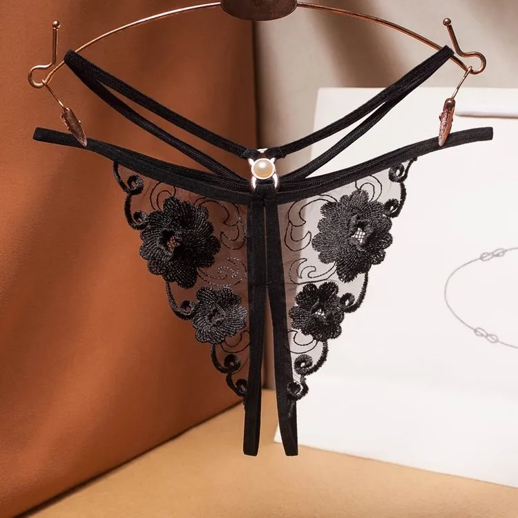 女士性感鏤空珍珠蕾情趣按摩開襠誘惑迷情丁字透明彈力T 歷史價格詳細信息