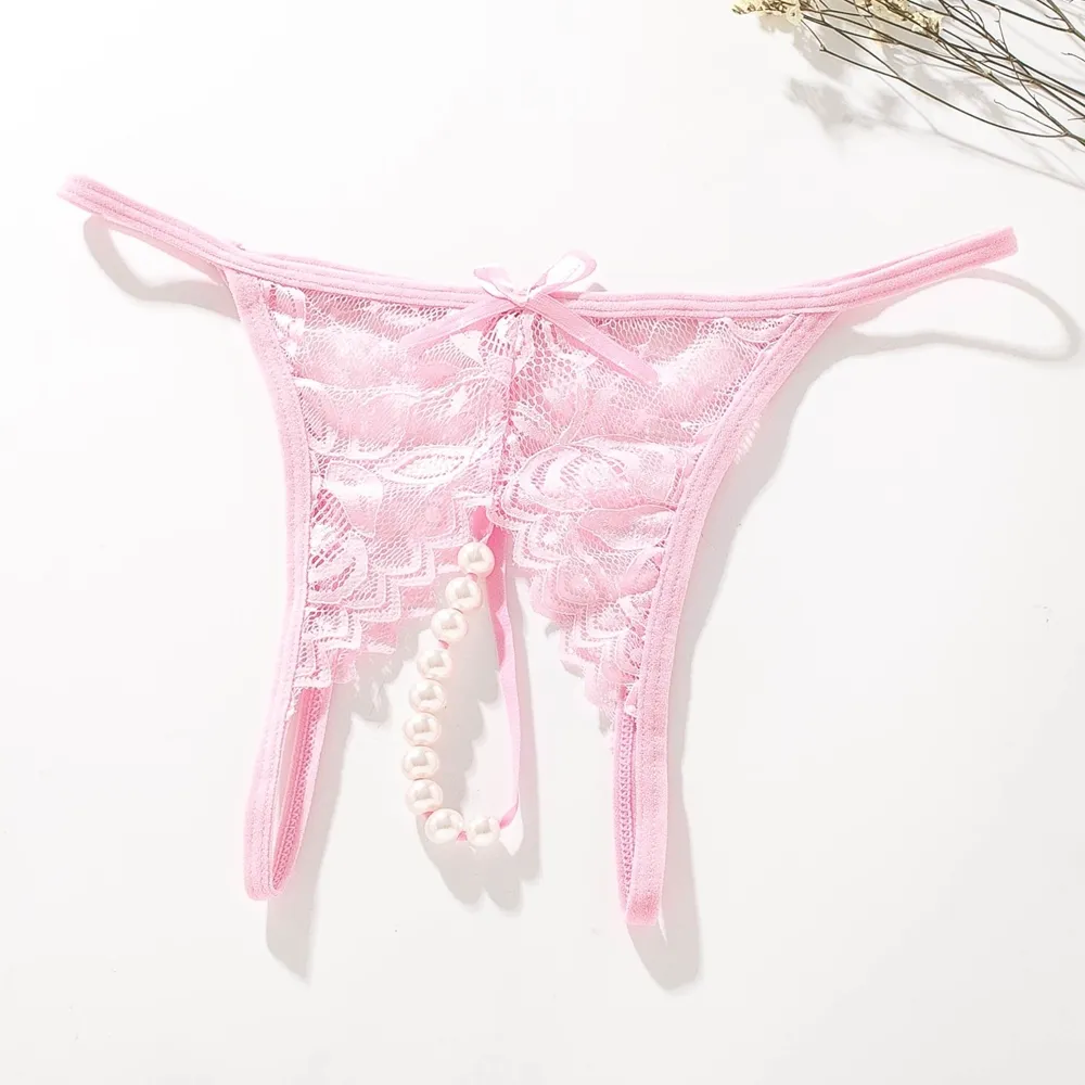 《女人香》偷心邱比特 刺繡珍珠按摩開檔情趣丁字內褲-玫瑰黑 歷史價格詳細信息