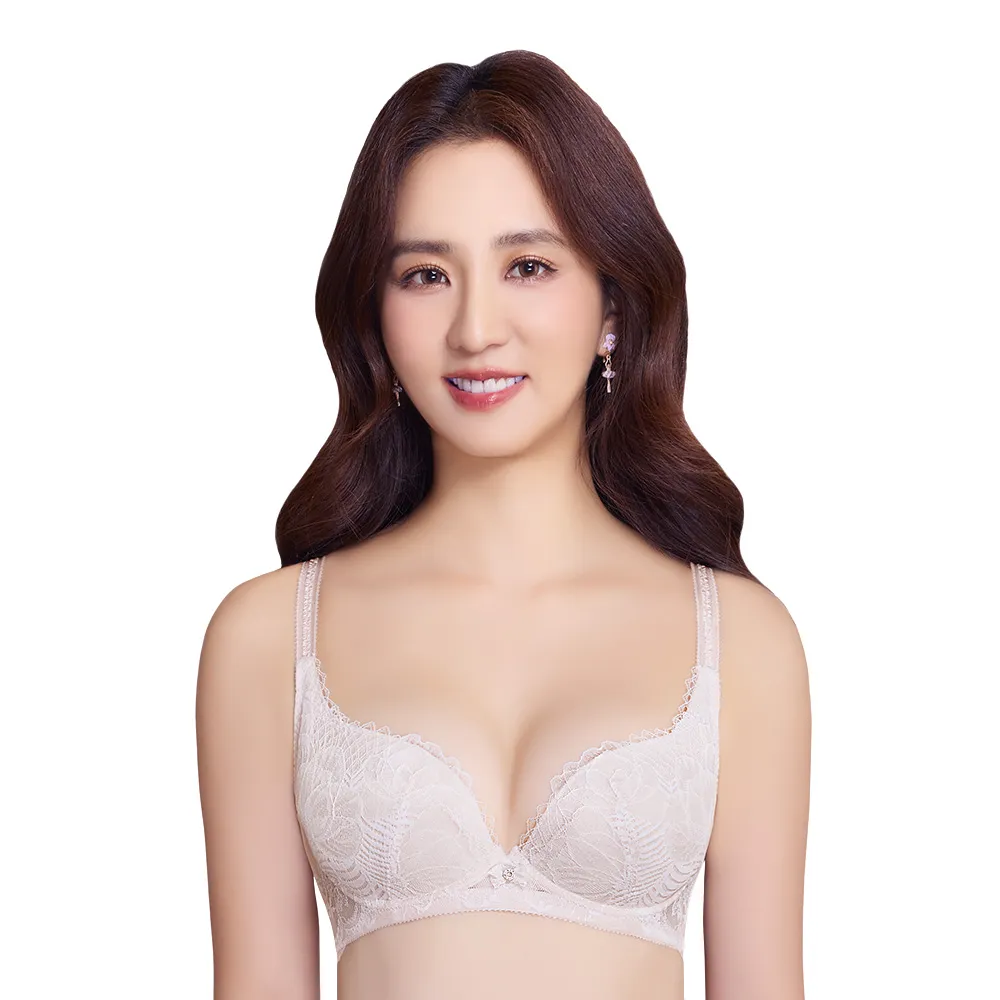 【思薇爾】撩波香雪蘭系列A-C罩涼感蕾絲集中包覆女內衣(粉杏膚) 歷史價格詳細信息
