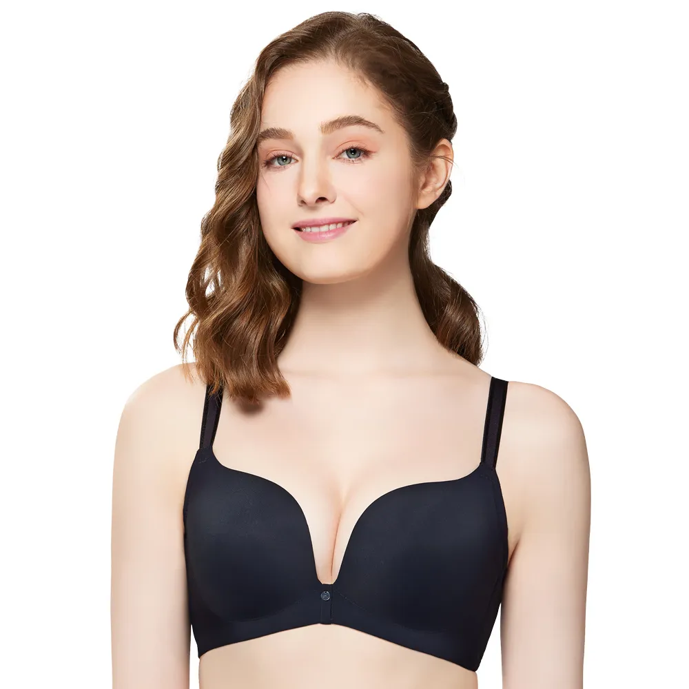 素面無痕無鋼圈蠶絲內衣 集中聚攏 無鋼圈 內衣 上薄下厚墊 無痕內衣【9W910】Uneed蠶絲 歷史價格詳細信息