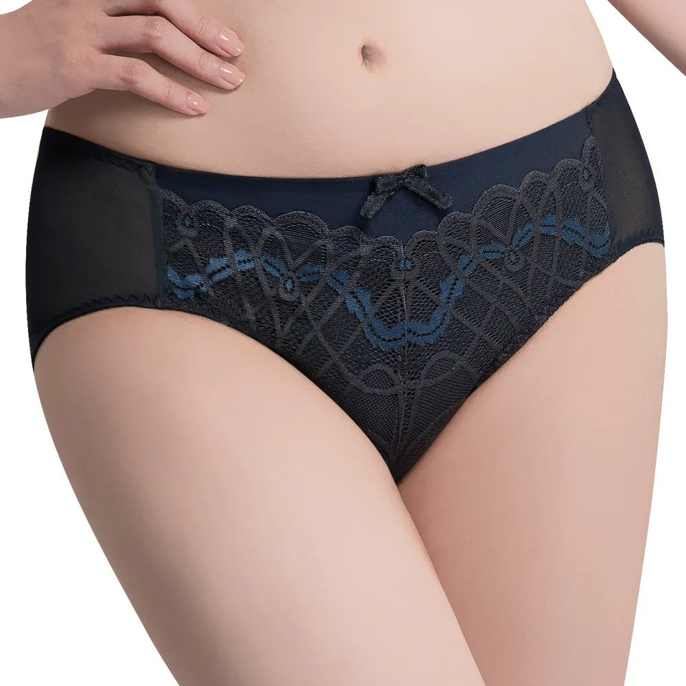 【思薇爾】美波曲線系列L-3XL蕾絲高腰三角女內褲(黑色) 歷史價格詳細信息