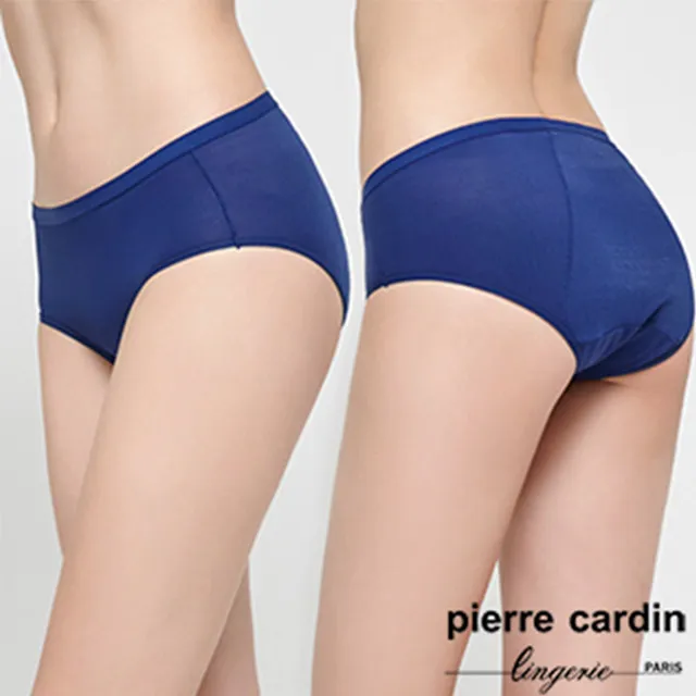【pierre cardin 皮爾卡登女性內衣】素色網眼生理內褲-黑 歷史價格詳細信息