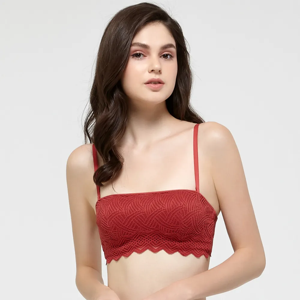 【pierre cardin 皮爾卡登女性內衣】鋼圈一體成型無縫美背U形內衣-磚紅-C罩 歷史價格詳細信息