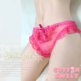 棉花甜 甜蜜鍾情 網紗蕾絲 丁字褲 丁褲 B-342 (藍) 歷史價格詳細信息