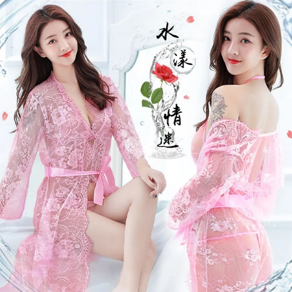 【亞柏林】甜漾狂想！睫毛蕾絲邊設計吊襪帶四件套裝(531144) 歷史價格詳細信息