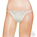 Lady 織夢天堂系列 低腰 刺繡 蕾絲 丁字褲 (湖水綠) 歷史價格詳細信息