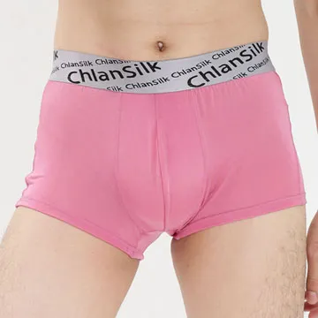 闕蘭絹100%蠶絲紳士品格白廠絲男平口褲-粉紅 歷史價格詳細信息