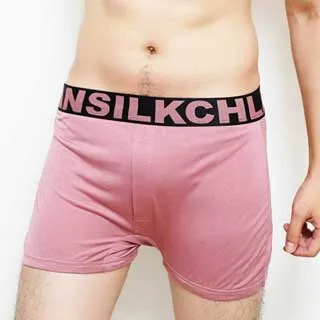 闕蘭絹100%蠶絲紳士品格白廠絲男平口褲-粉紅 歷史價格詳細信息