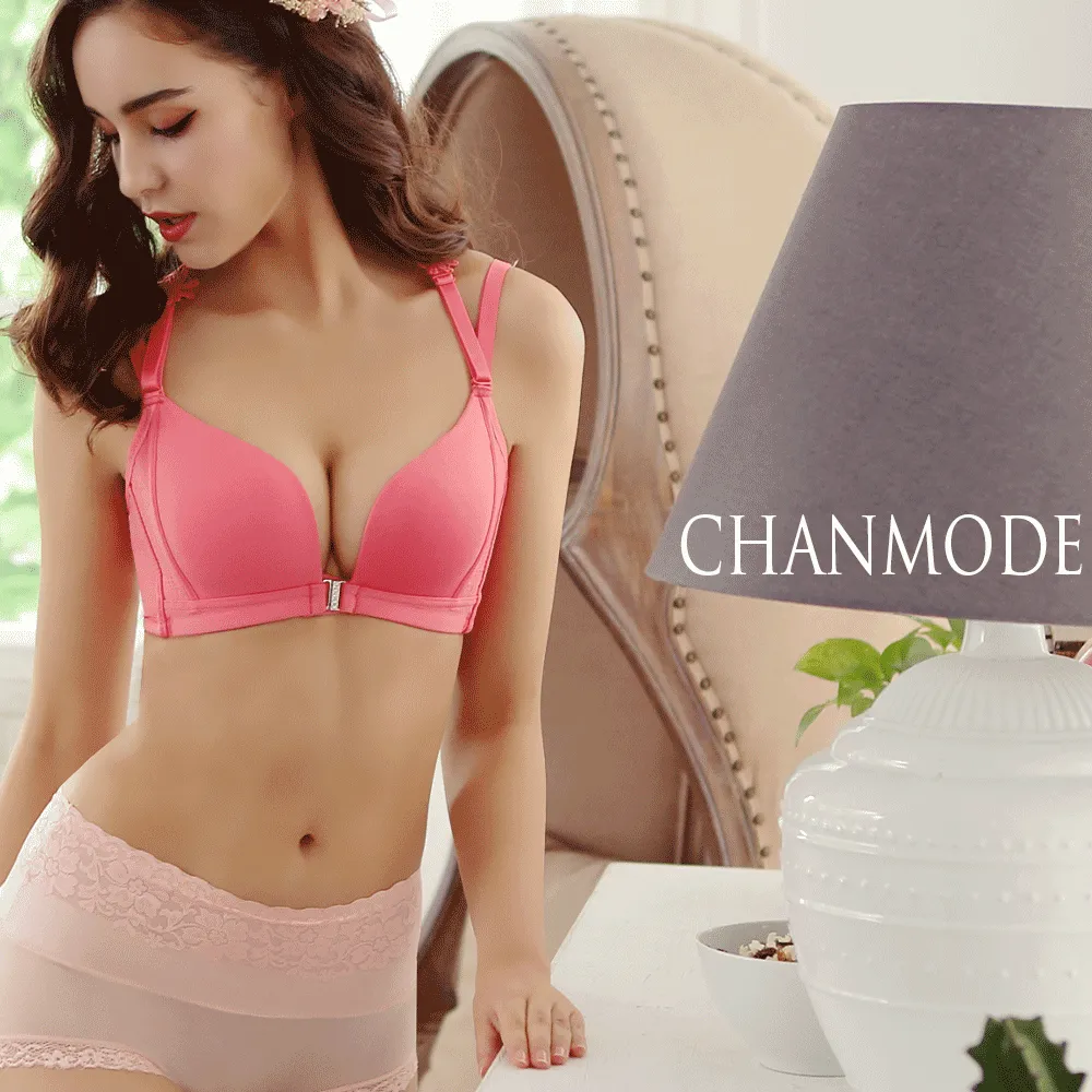 Chanmode 絕美蕾絲無痕裸肌無鋼圈貼合內衣(粉色) 歷史價格詳細信息