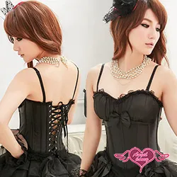 天使霓裳 浪漫蕾絲 超可愛 公主腰馬甲 (紫) 歷史價格詳細信息