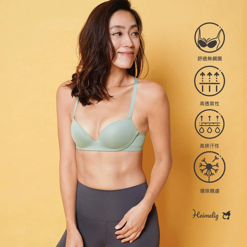【Heimelig直立棉】無痕美胸低脊心前扣式環保直立棉內衣0047 (黑) 歷史價格詳細信息