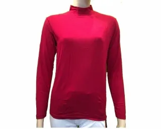 半高領時尚簡約打底衫秋冬內搭德絨加厚修身長袖T恤上衣女性服飾服裝上衣衣服．D 歷史價格詳細信息