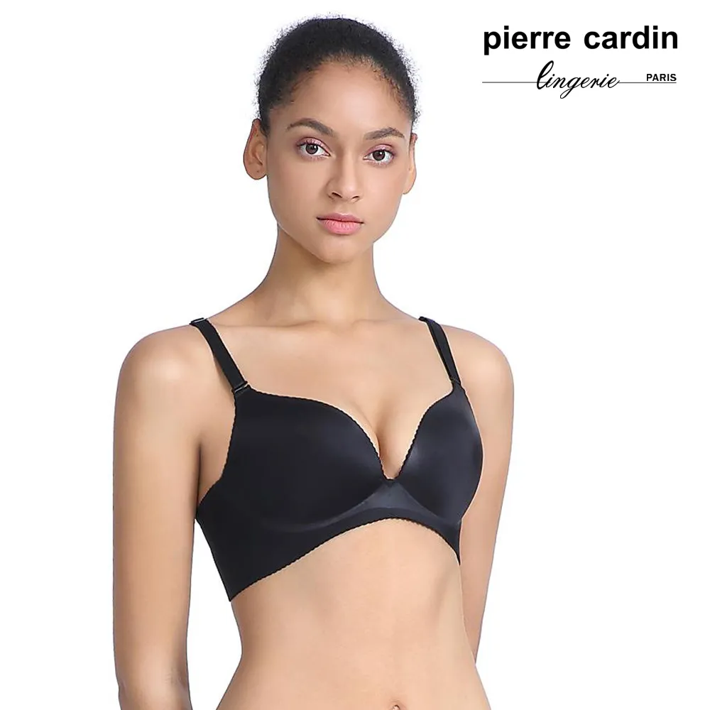 【Pierre Cardin皮爾卡登】B/C罩 極簡無痕軟墊內衣(單件-黑) 歷史價格詳細信息
