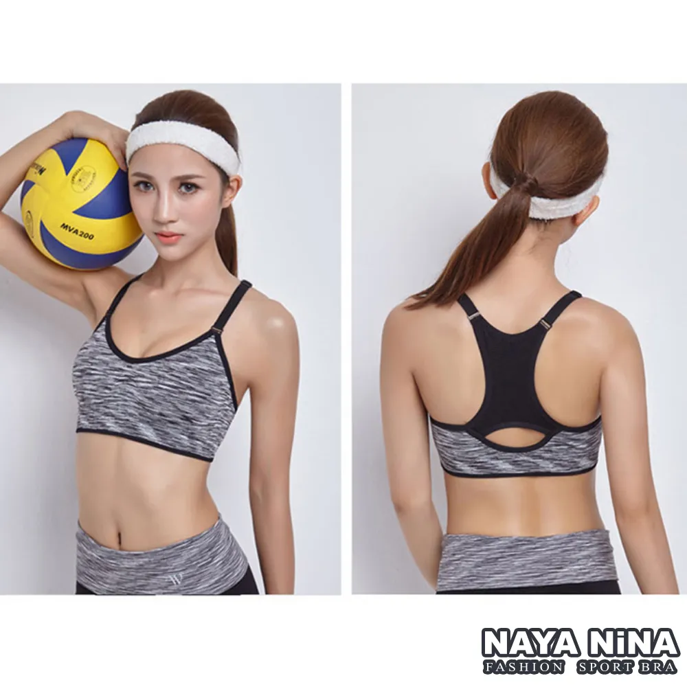 Naya Nina 炫彩工字背 運動內衣 運動無鋼圈內衣 夜寢內衣/瑜珈內衣/ 中大尺碼 16360010 [兔子媽媽] 歷史價格詳細信息