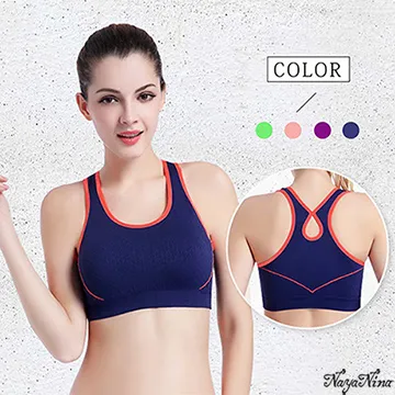 【Naya Nina】防震美背拉鍊式帥氣無鋼圈運動內衣M~XL(黑色) 歷史價格詳細信息