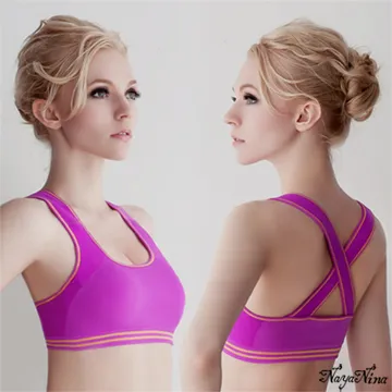 【Naya Nina】運動內衣 交叉美背防震運動內衣S-XL(紫) 歷史價格詳細信息