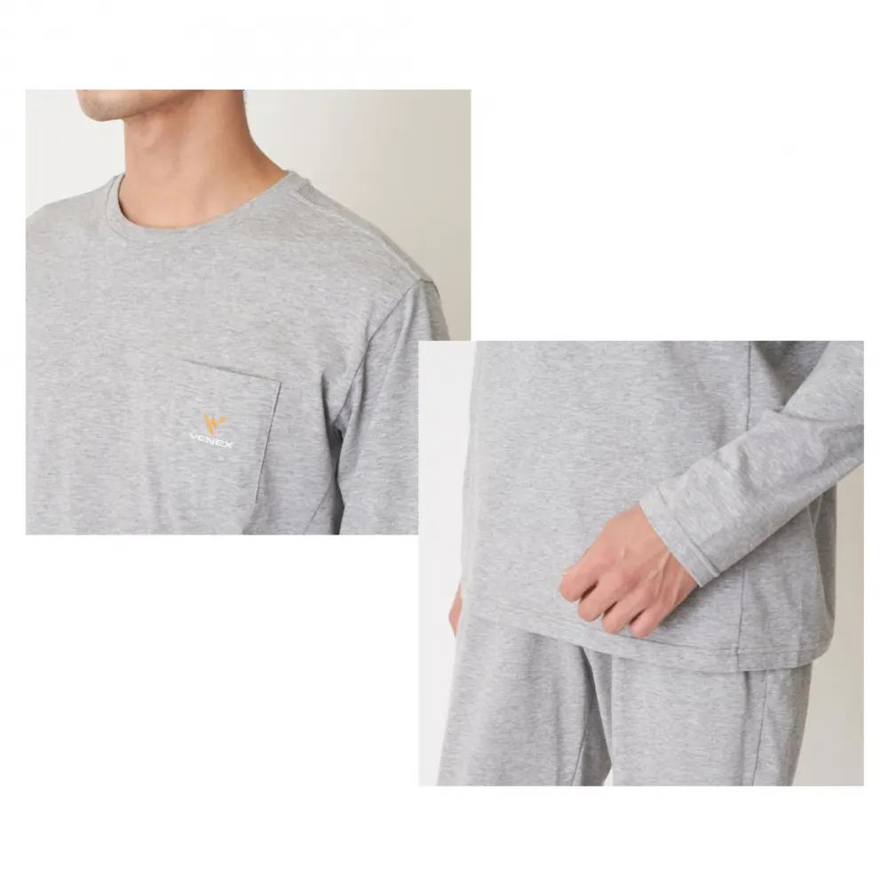 [VENEX 休養衣](日本製)長袖套/奈米白金纖維/平衡副交感神經/消除疲勞/放鬆深層肌肉 歷史價格詳細信息