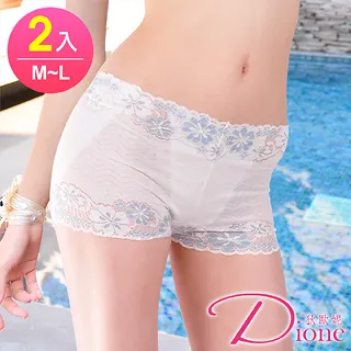 Dione 狄歐妮 蕾絲內褲 天絲天織棉蕾絲舒柔(M XL  2件) 歷史價格詳細信息