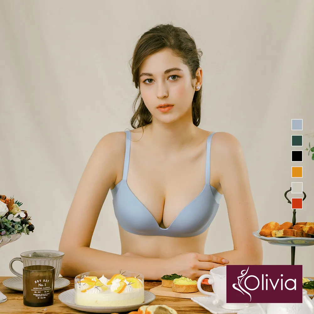 Olivia【曖昧系列-藍莓派戀人】無鋼圈蠶絲細緻零著肌哺乳內衣(3色) 歷史價格詳細信息