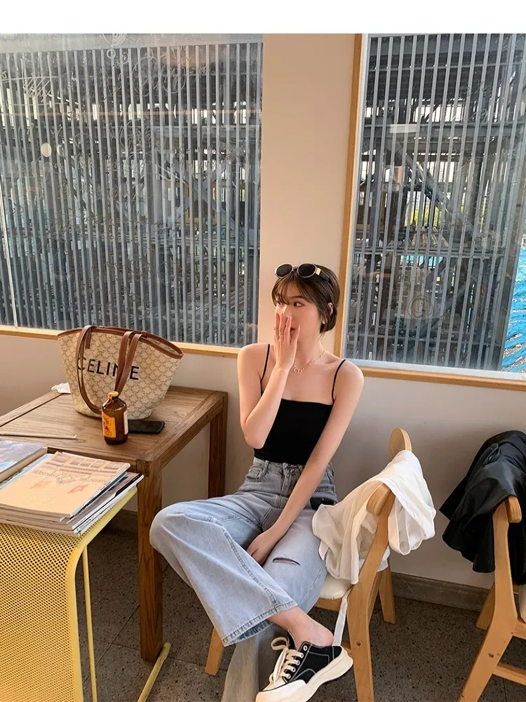 韓系帶胸墊睡衣女短袖莫代爾網紅風灰色小個子夏季新款家居服套裝-Misaki精品 歷史價格詳細信息